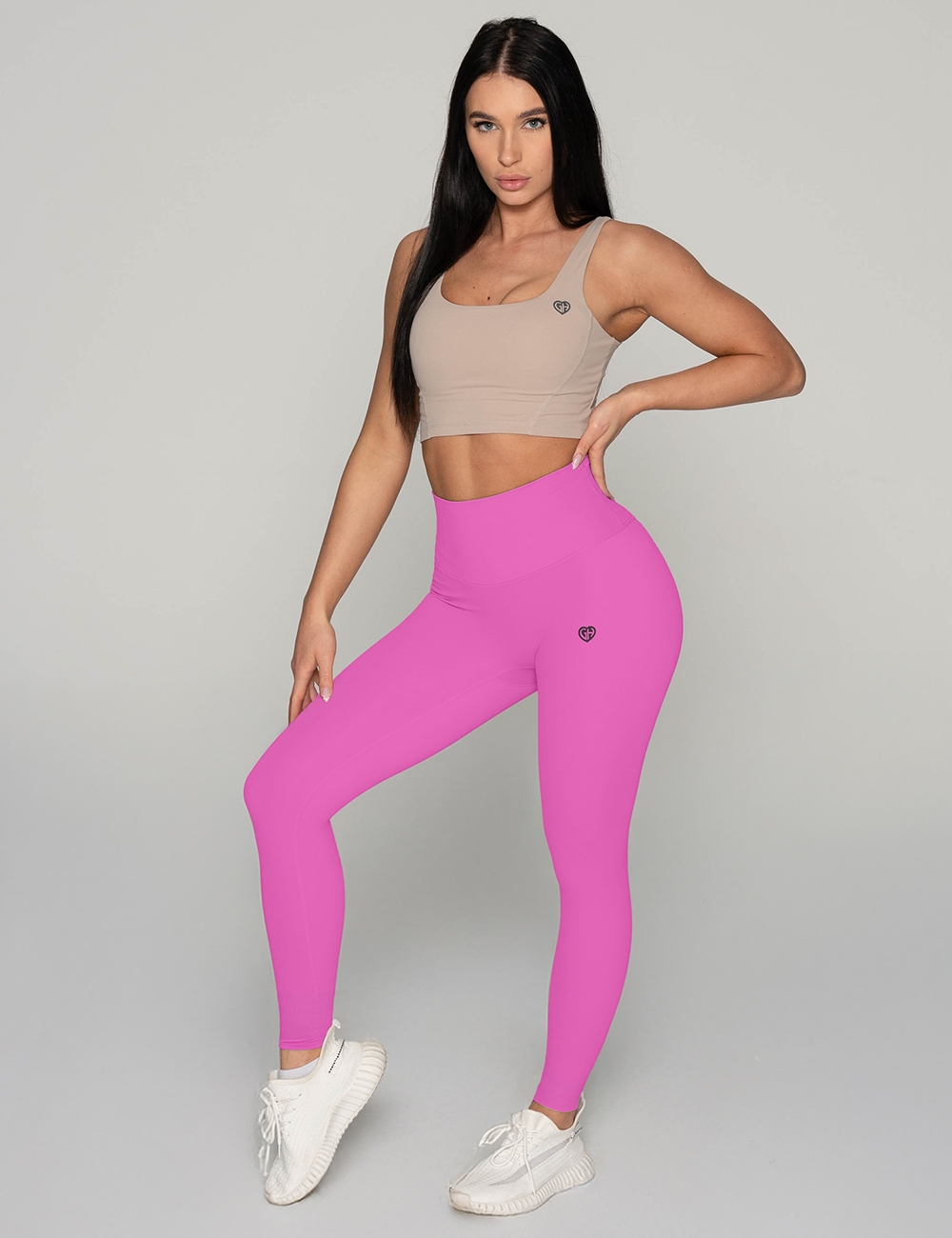 Legginsy Sportowe Freedom Neon Pink - Gymhero