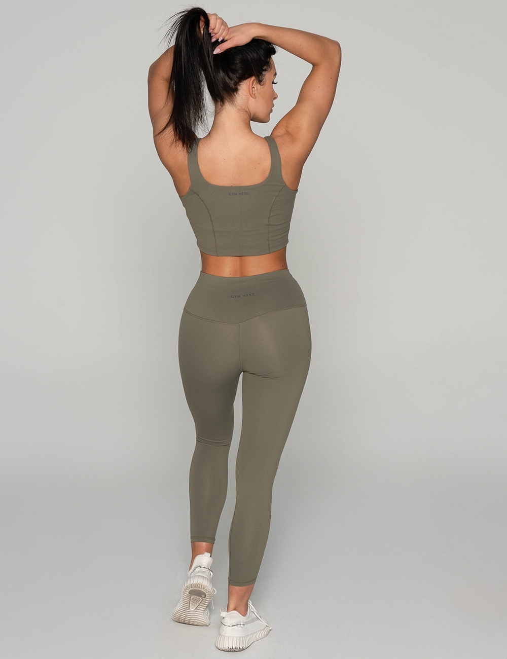 Stanik Sportowy Easy-One Khaki - Gymhero