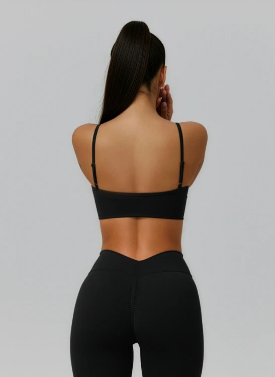 Stanik Sportowy Flex Flow Czarny