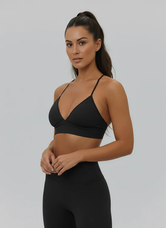 Stanik Sportowy Flex Flow Czarny