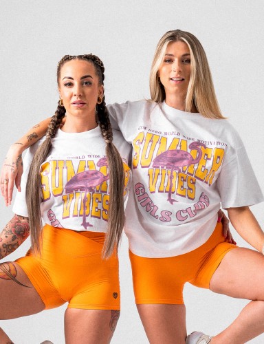 T-Shirt Gym Hero „SUMMER VIBES GIRLS CLUB”
