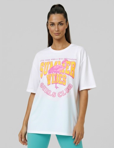 T-Shirt Gym Hero „SUMMER VIBES GIRLS CLUB”