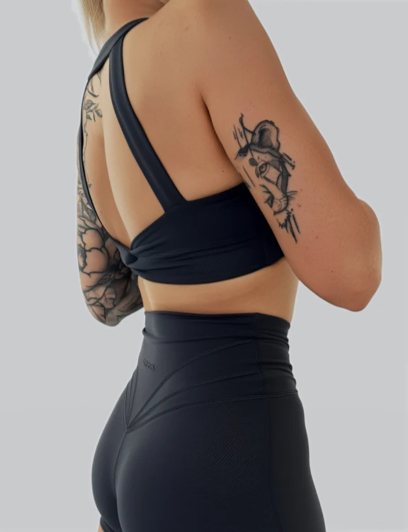 Stanik Sportowy Summer Twist Czarny