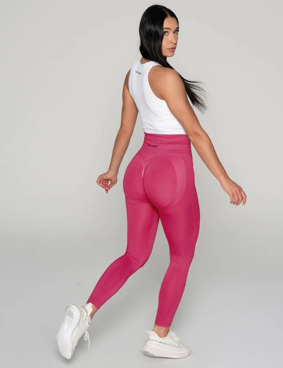 Legginsy Bezszwowe Scrunch Essence Róż