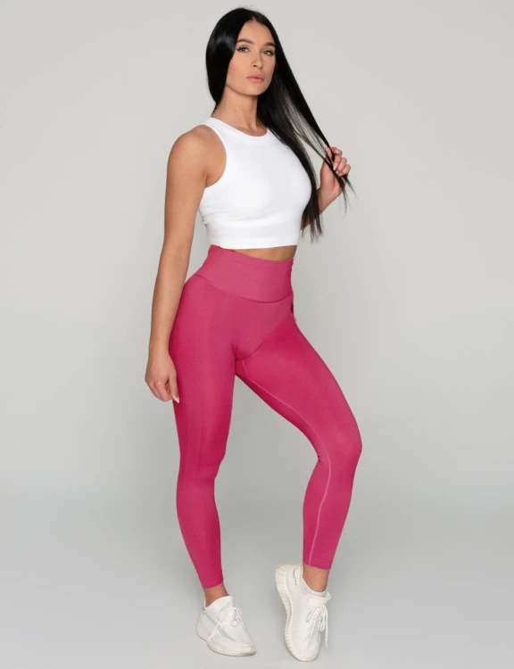 Legginsy Bezszwowe Scrunch Essence Róż