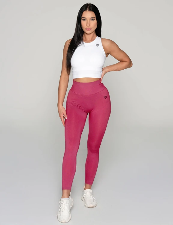 Legginsy Bezszwowe Scrunch Essence Róż